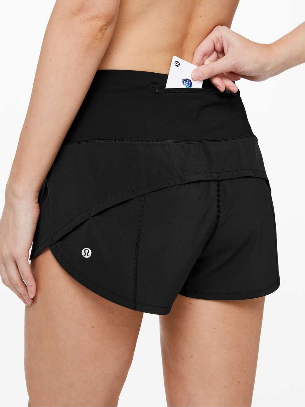 Lululemon Speed Up Short High-Rise 2.5" Black Size 12